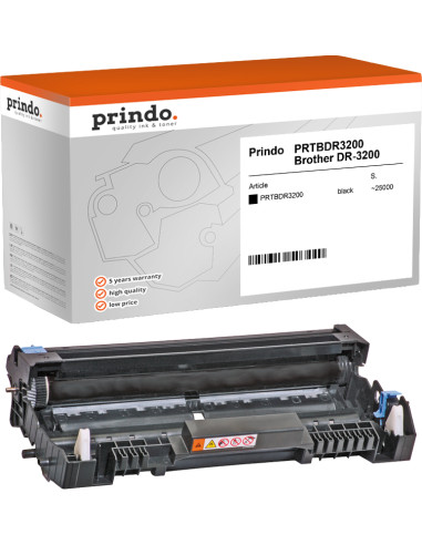 Tambour d'image Prindo DR3200 Noir compatible Brother DR-3200 