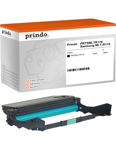 Prindo MLTR116 Tambour d'image Noir compatible Samsung MLT-R116 