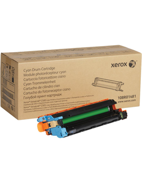 Tambour d'image Cyan 108R01481 pour Xerox VersaLink C500 - 40000 pages 