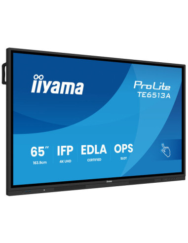 iiyama TE6513A-B1AG écran interactif 65" 4K tactile
